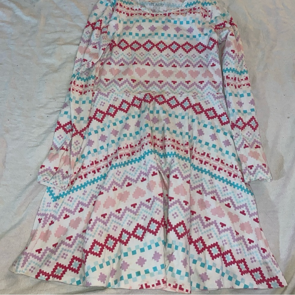 The Childrens Place Long Sleeve Dress Size 14